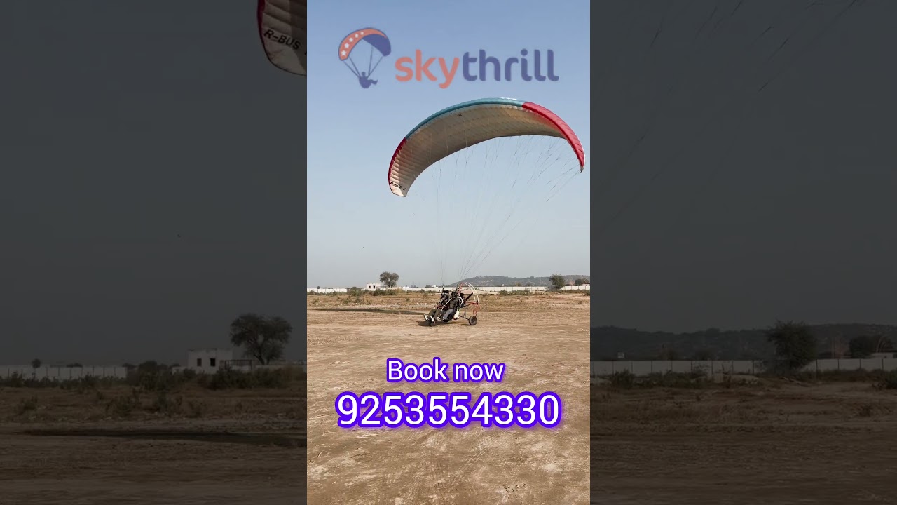 Paramotoring air safari flying in gurgaon NCR. book now: 9253554330 