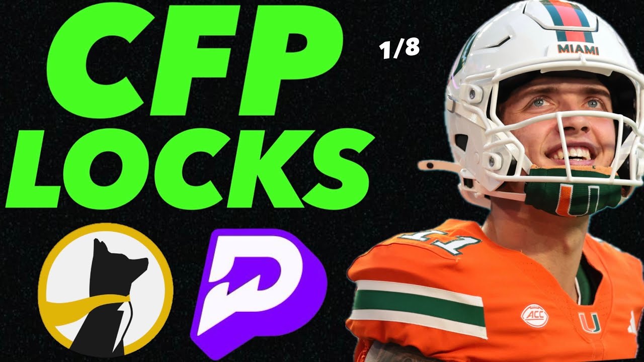 PRIZEPICKS CFB PLAYOFFS THURSDAY 1/8/26 - FREE PICKS!!!  (3-0 SWEEP!!!) - BEST PLAYER PROPS - TODAY