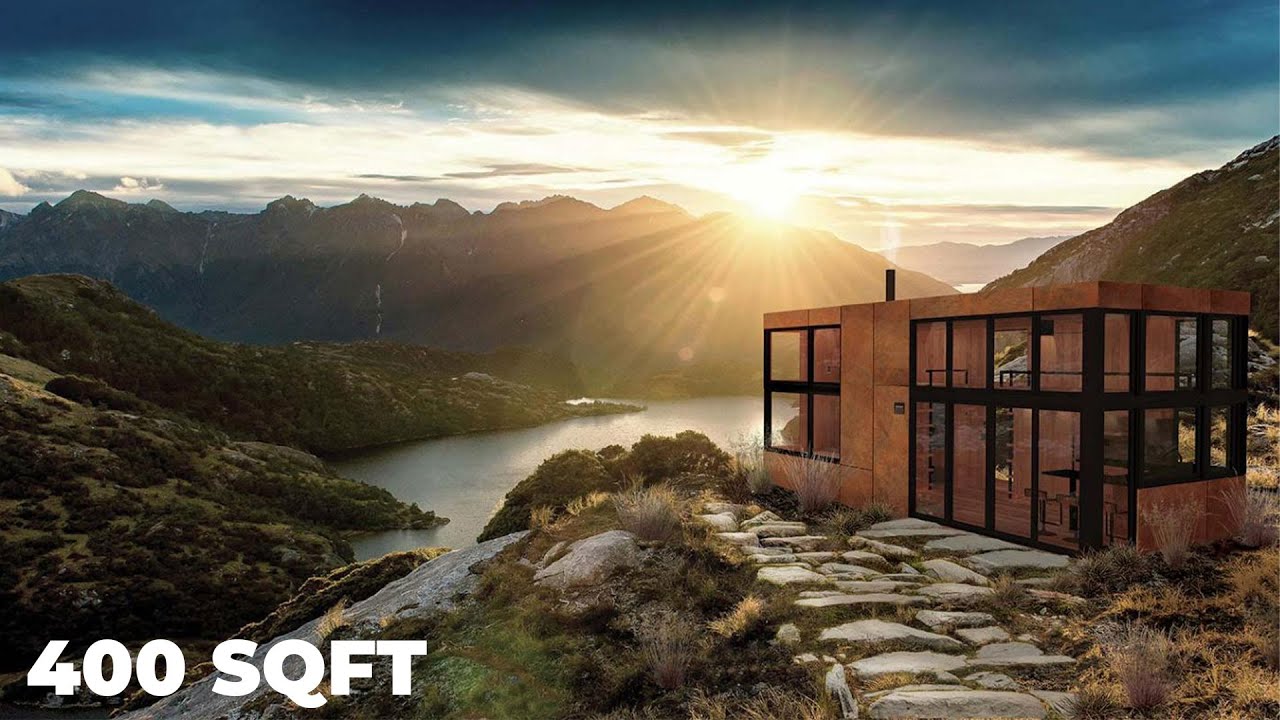 Weathered steel is shaped into this timeless tiny house that can be yours to order.