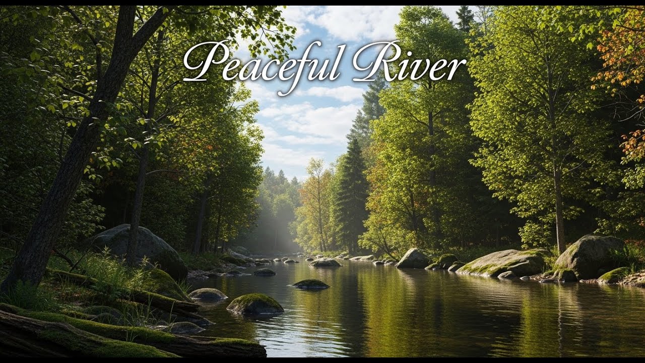 River Ambience 🌿 Soothing Flowing Water Sounds for Meditation and Deep Sleep #729