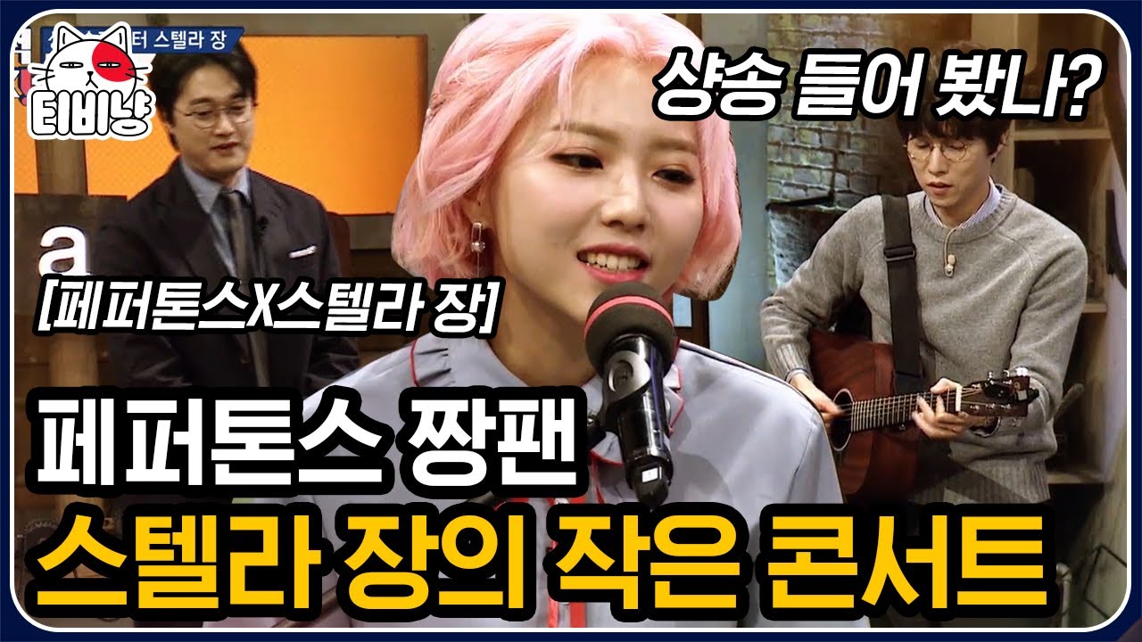 [티비냥] 💗음색맛집💗 스텔라장이 불어로 부르는 라비앙로즈(La vie en rose)에 페퍼톤스와 콜라보까지!! | #문제적남자