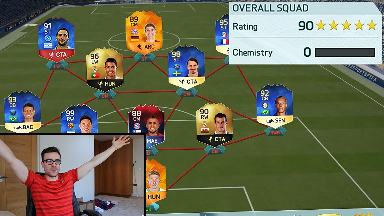 ZERO CHEMISTRY FUT DRAFT!!! Fifa 16 FUT Draft Challenge