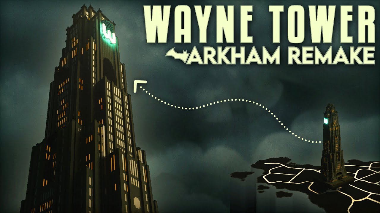Башня Уэйна + городское планирование | Переосмысление Готэма из Arkham Knight