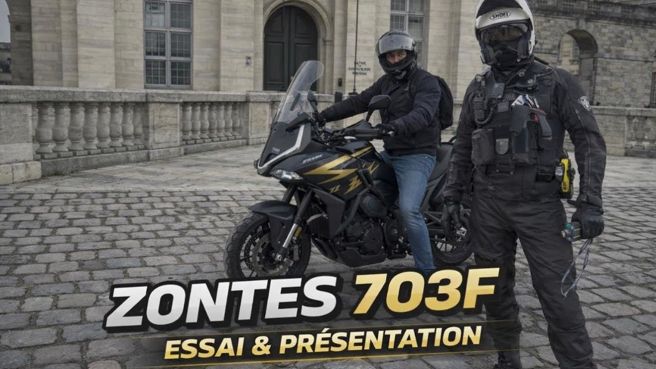 ZONTES 703 F : simple trail ou vraie moto de Police ?