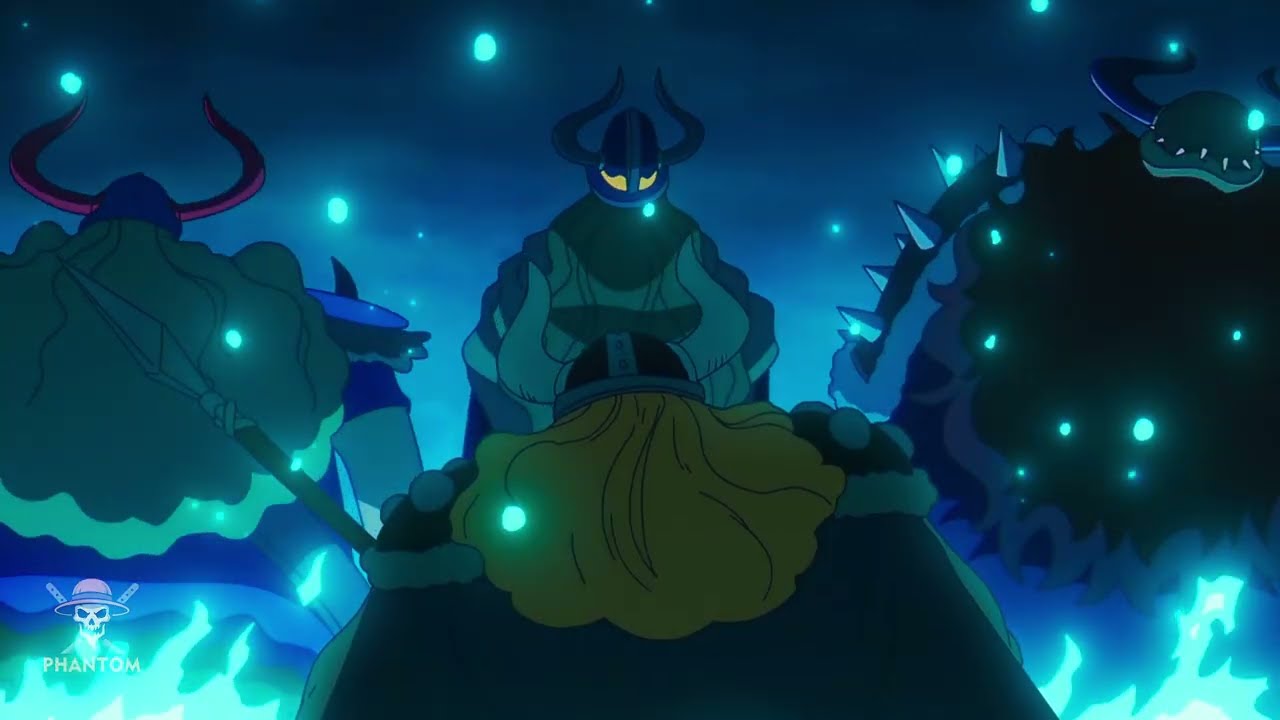 Imu uses Domi Reversi on Dorry and Brogy - One Piece 1180