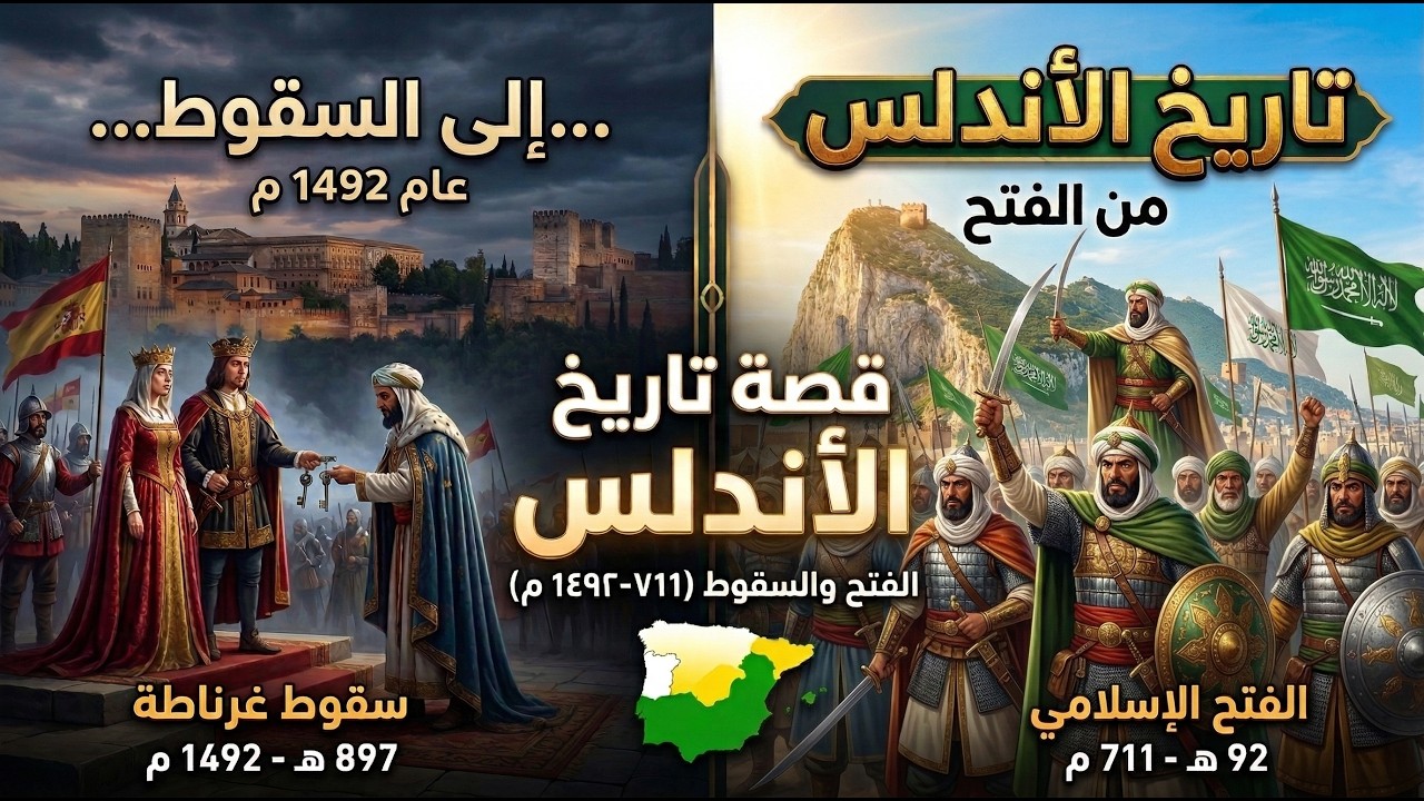 حين بكت قرطبة...قصة تاريخ الأندلس من الفتح إلى السقوط كاملة