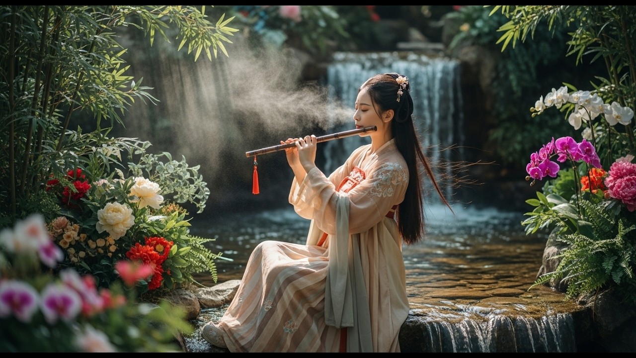 Peaceful Bamboo Flute Music for Sleep 😴 Relaxing Instrumental Meditation