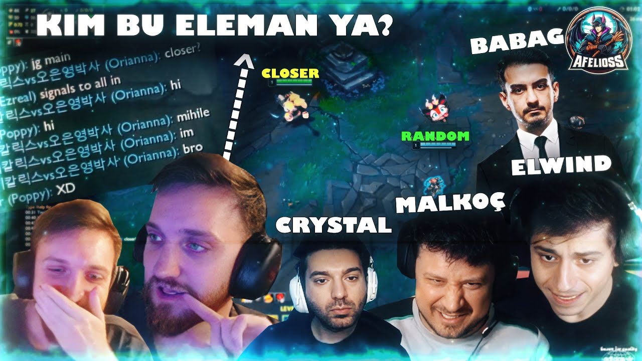 CLOSER TAKIM ARKADAŞINI RANDOM SANIYOR! | LOL YAYIN ANLARI 149