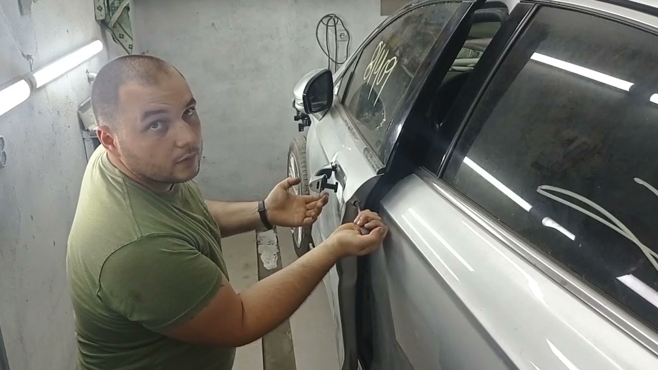 как снять дверную ручку на Ford fusion / форд фюжен