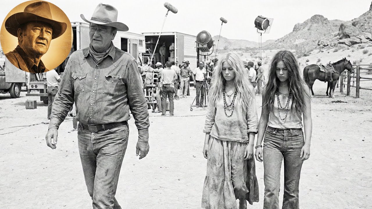 John Wayne Picked Up Two Hippie Girls— What He Did Next Was Unexpected