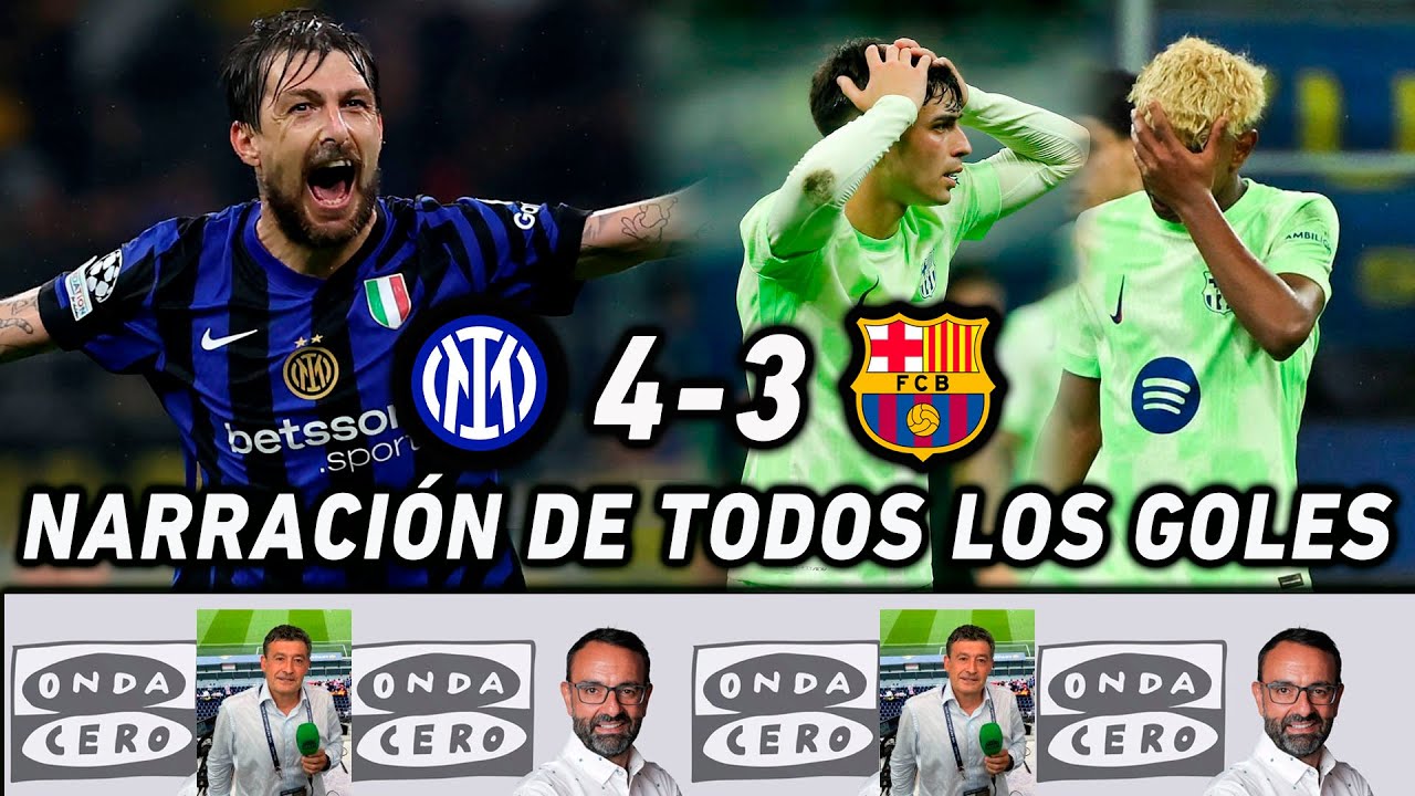 INTER BARCELONA | ASÍ NARRÓ ALFREDO MARTÍNEZ EN ONDA CERO LA ELIMINACIÓN DEL BARCELONA EN CHAMPIONS