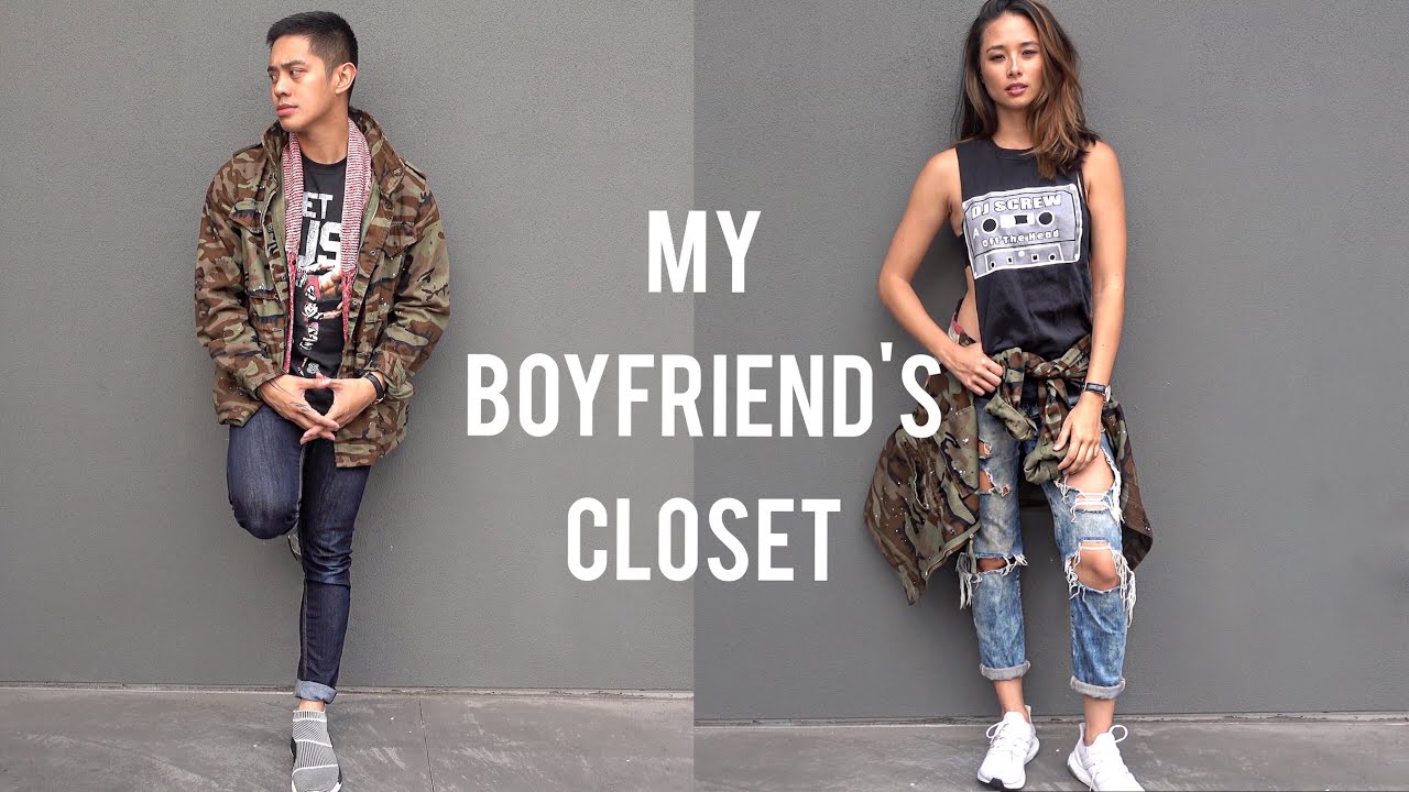 MY BOYFRIEND'S CLOSET  |  Camo Military Jacket  |  Brian Puspos