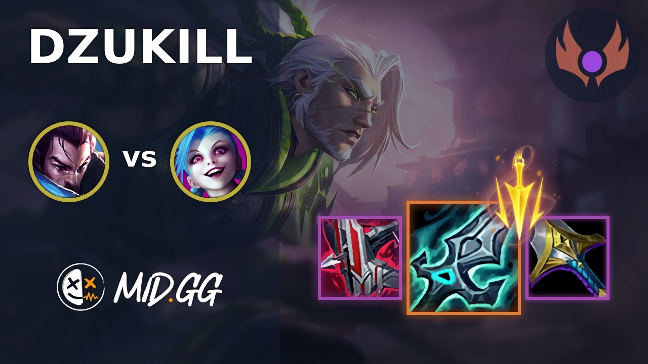 MID.GG: [ Dzukill ] Yasuo BOT vs Jinx | EUW MASTER | LOL Season 2026