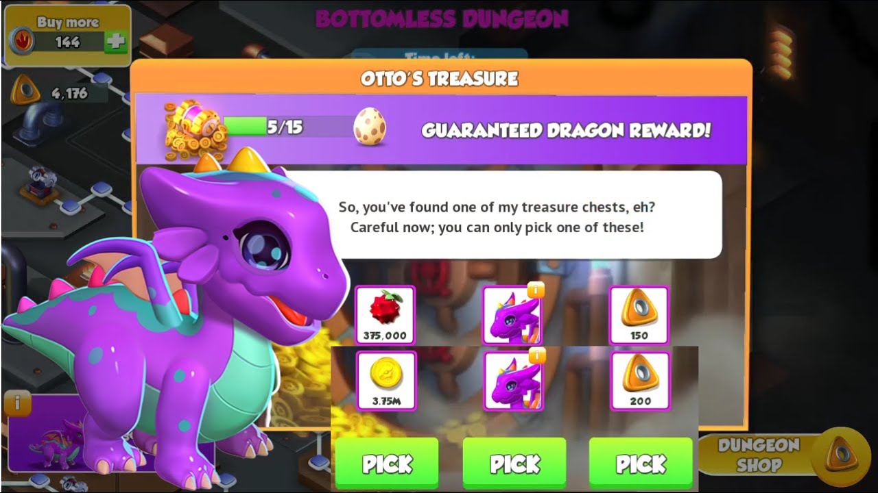 Glamorous Dragon Dungeon week-Dragon Mania Legends | 3852 Happy Dragons  Weekend Event | DML