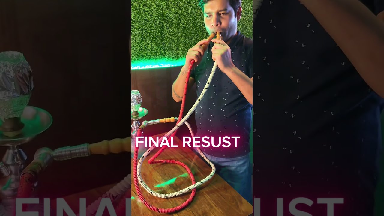 Single Pipe Double Pipe Kaise Kare#trending #hookahbaar #shishatime #shorts #ytshorts#youtubeshort