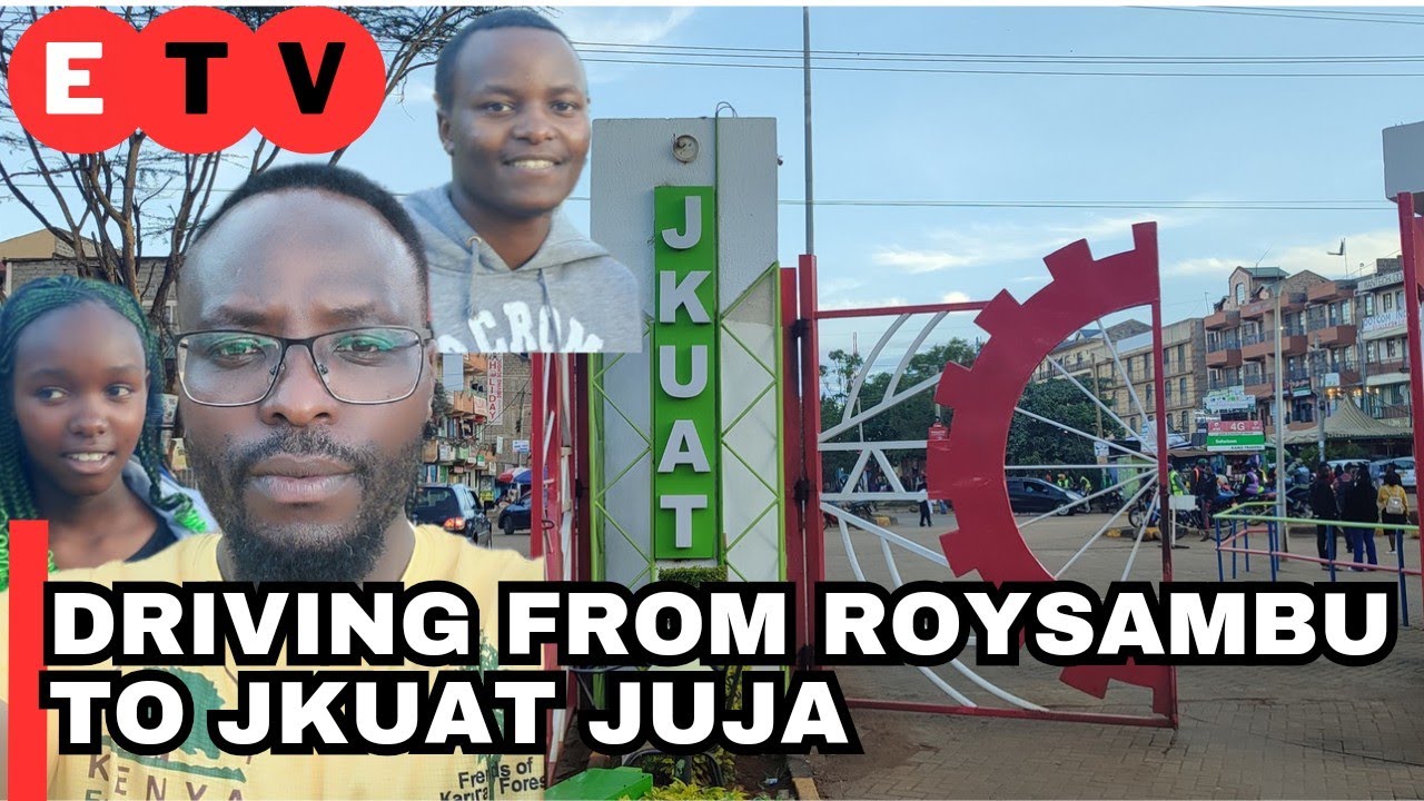 Driving to JKUAT Juja from Nairobi Kenya (Jomo Kenyatta University of Agriculture and Technology)