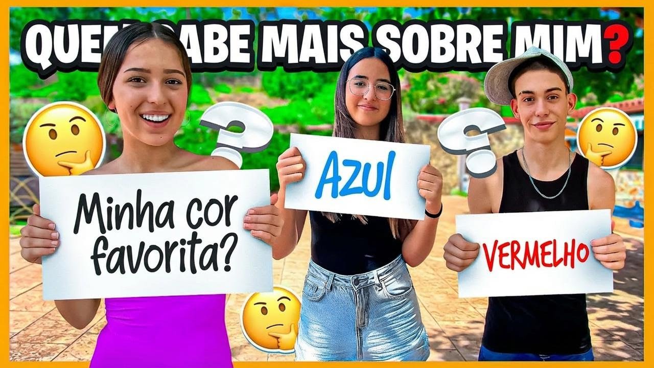 Quem me conhece de verdade?😱 Fiquei chocado(a)!