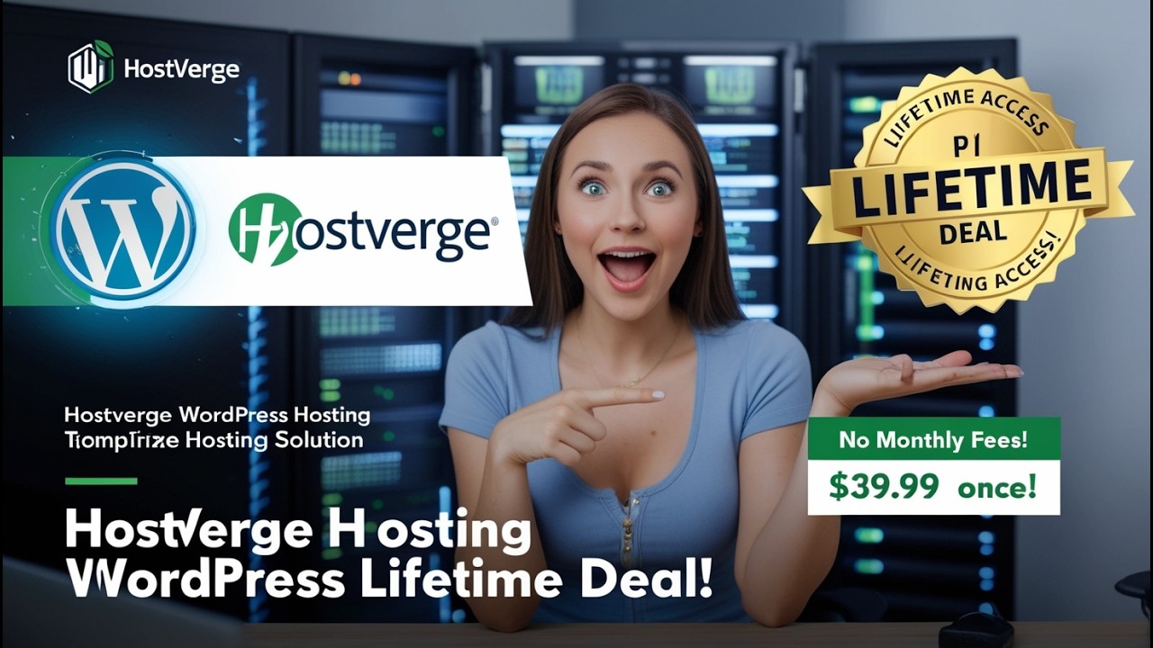 Hostverge WordPress Hosting LIFETIME Subscriptions DEAL💻🔒