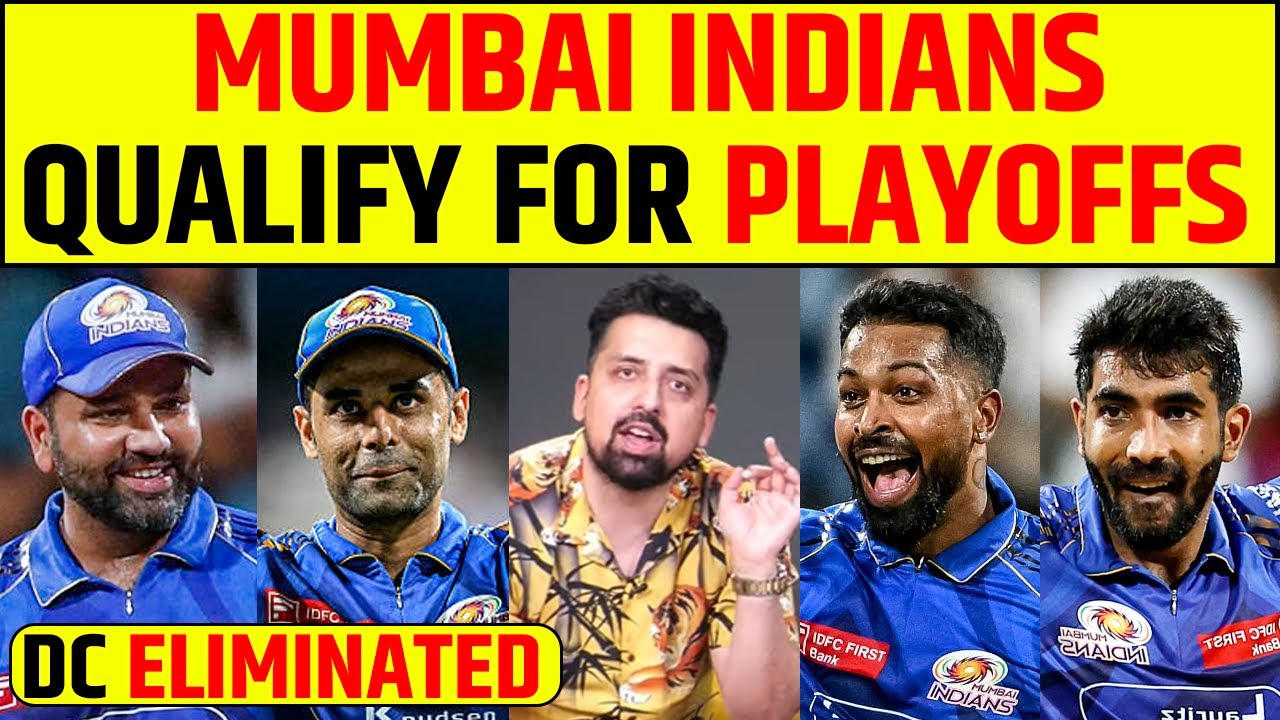 🔴DC VS MI LIVE: MUMBAI INDIANS NE KIYA PLAYOFF KE LIYE QUALIFY, DC PLAYOFF SE BAAHAR