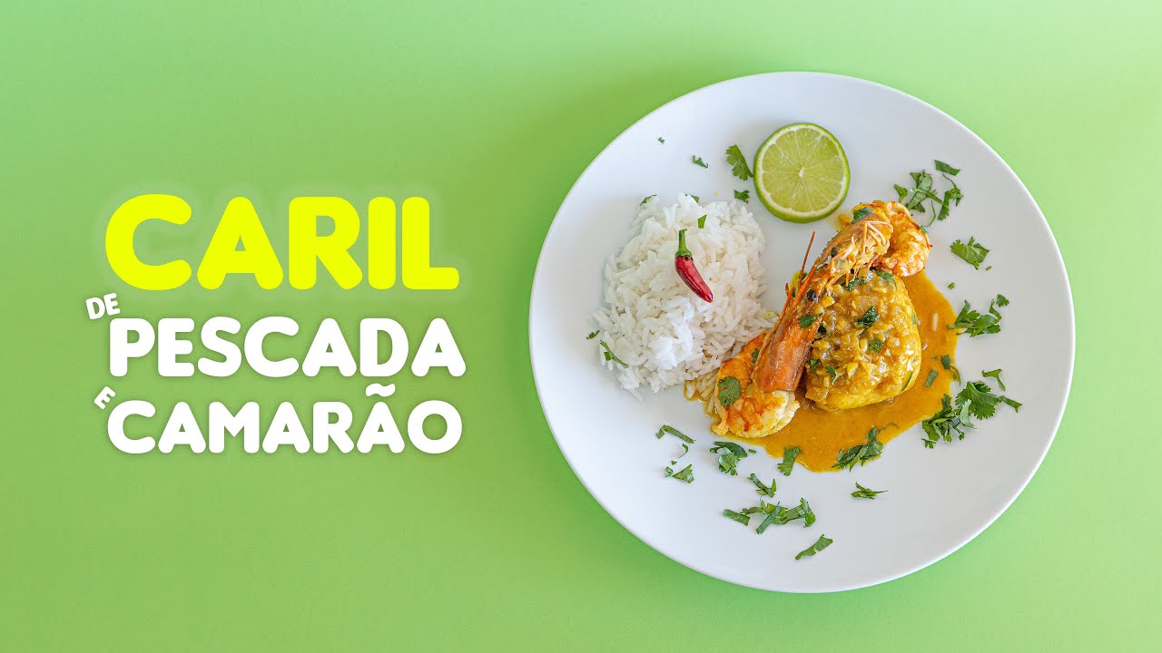 Caril de Pescada e Camarão
