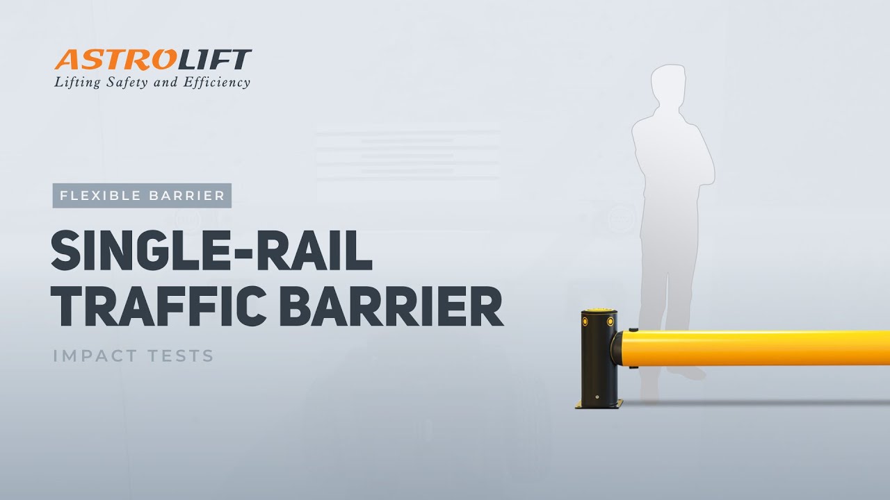 Single-rail Flexible Warehouse Traffic Barrier | Impact Tests