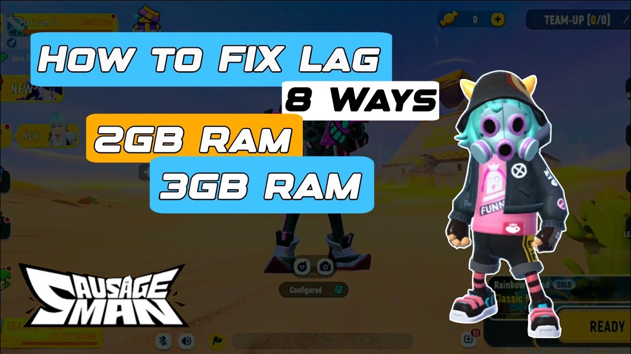 How to fix lag in sausageman 😀|| 8 Ways😎 || Lag kaise Kam karen || Sausageman me lag kaise Kam karen