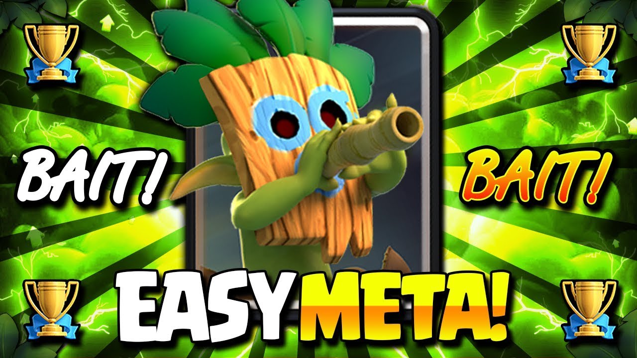 #1 BAIT DECK DOMINATING CLASH ROYALE!! EASY TROPHY DECK!!