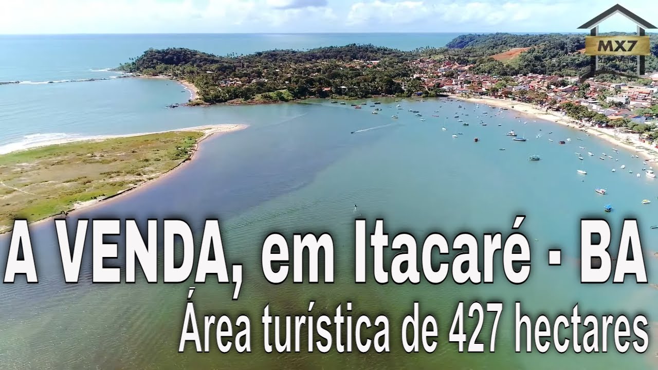 ITACARÉ, área turística a Venda de 427 hectares. Ótimo