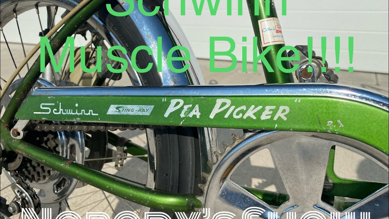 Велосипед Schwinn Pea Picker Krate Muscle Bike 1972 года с дисковыми тормозами, оригинальный вело...