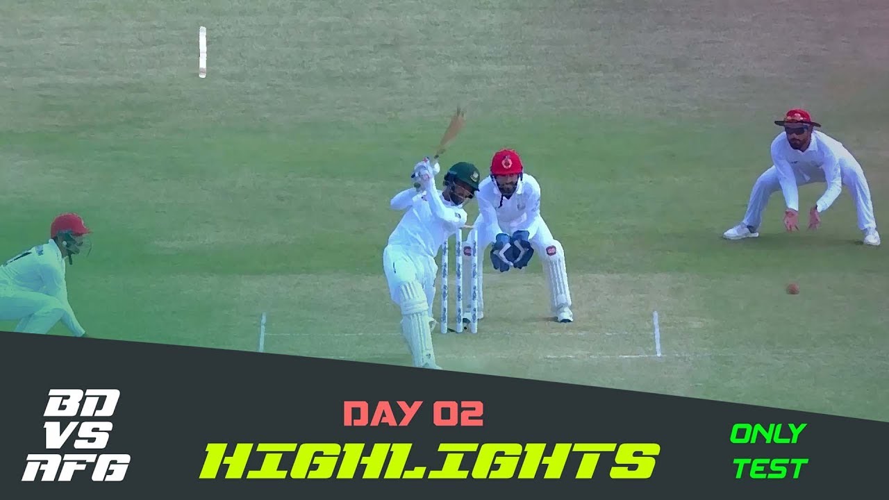 Highlights | Bangladesh vs Afghanistan | Day 02 | Test Series | Afghanistan tour of Bangladesh 2019