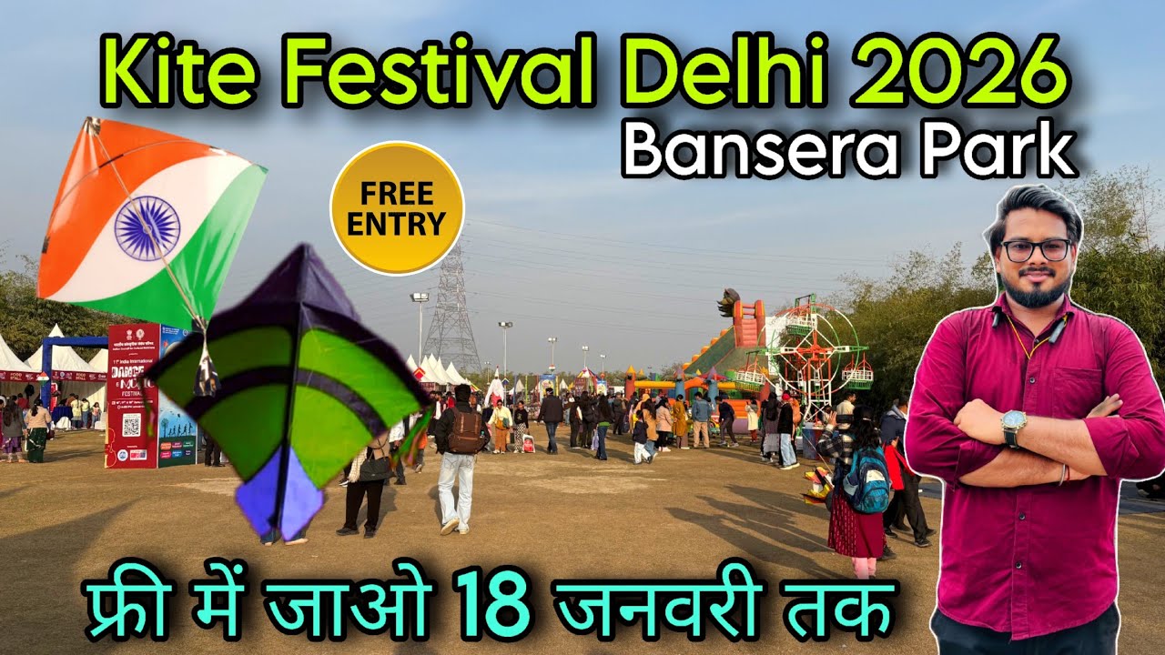 Kite festival 2026/ kite festival 2026 delhi/ kite festival 2026 bansera park delhi - Full Tour 
