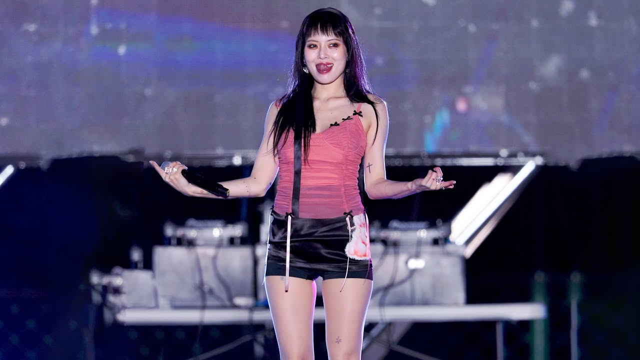 230519 현아 HyunA '빨개요 Red' 4K 60P 직캠 @인하대 축제 by DaftTaengk