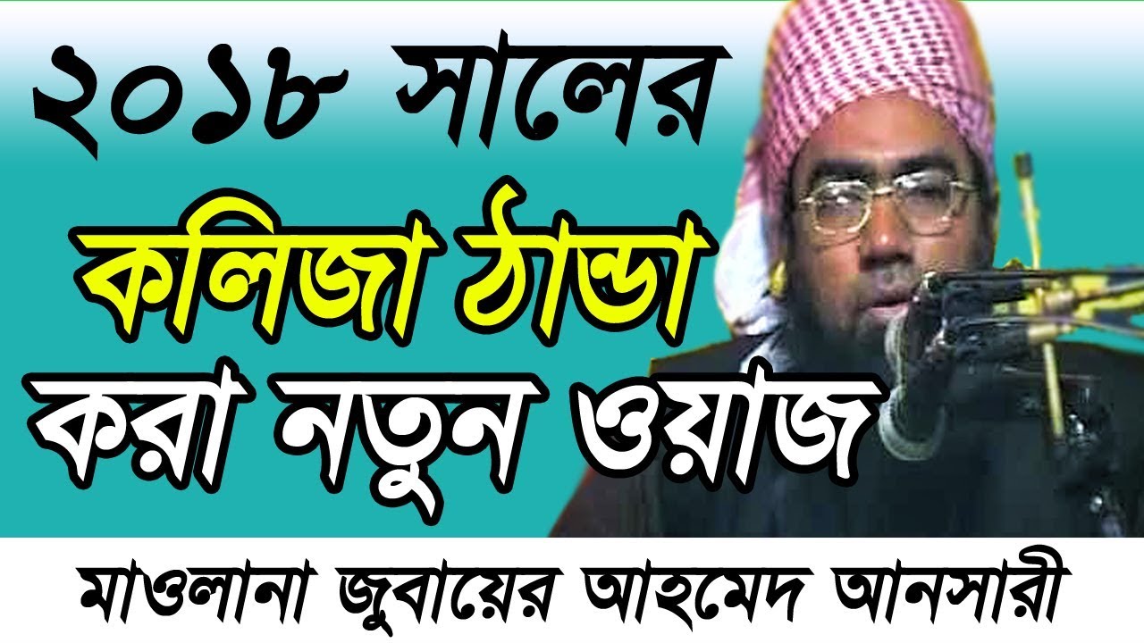 Bangla Islamic Waz 2018 By Jubaer Ahmed Ansari | ২০১৮ সালের কলিজা ঠান্ডা করা নতুন ওয়াজ