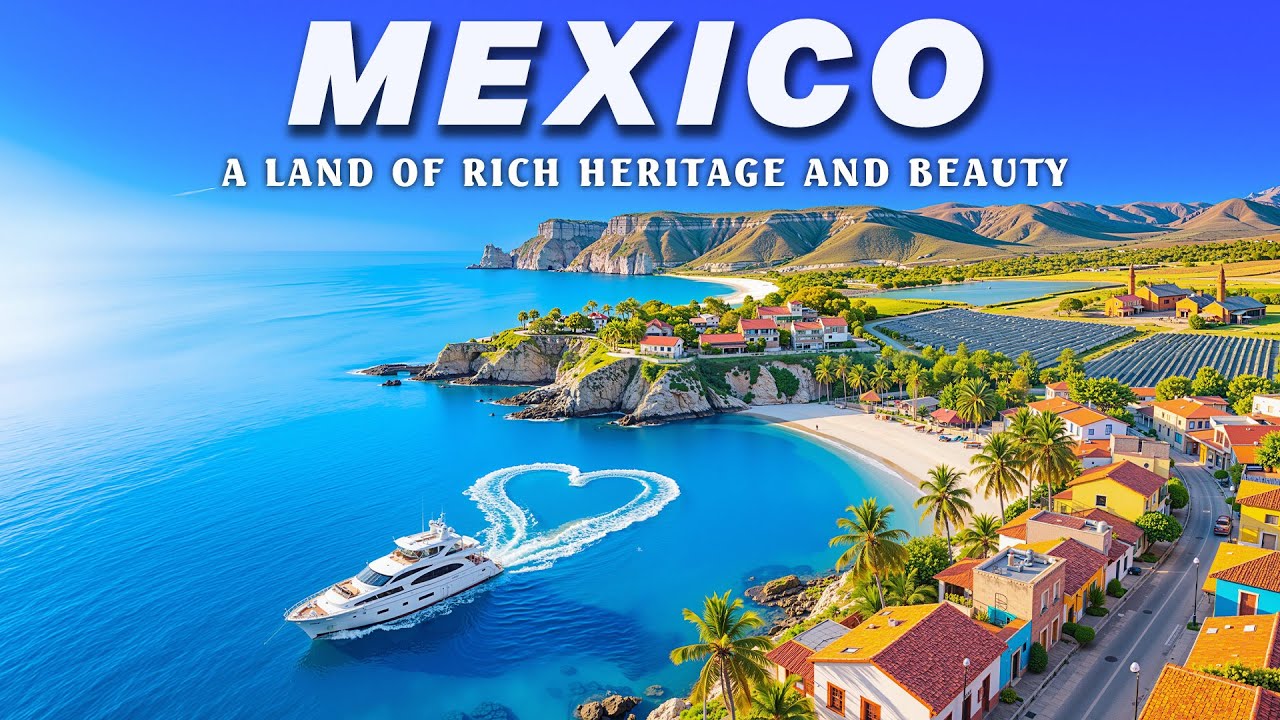 Mexico 4K Drone Footage | Explore Vibrant Beaches & Majestic Landscapes with Deep House Chill