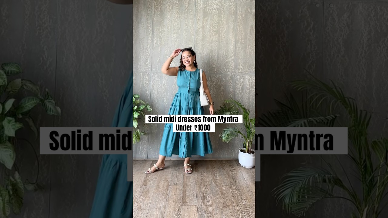 FOUND THE MOST BEAUTIFUL COTTON DRESSES UNDER ₹1000 FT. MYNTRA