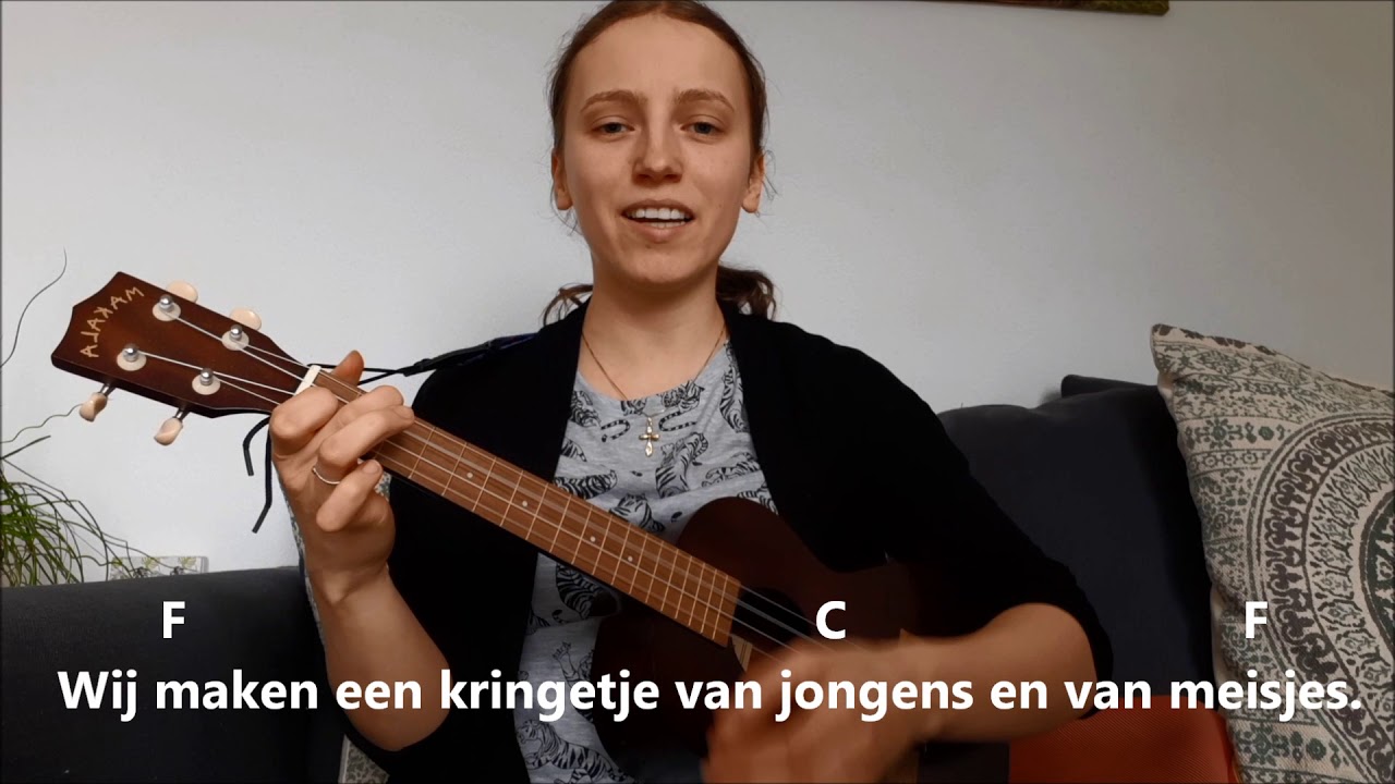 Ukelele Wij maken een kringetje
