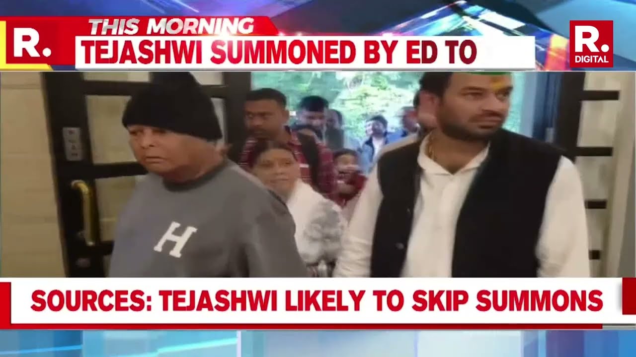 Bihar Land-for-Jobs Scam Probe: Tejashwi Likely to Skip Summons, Sources Say