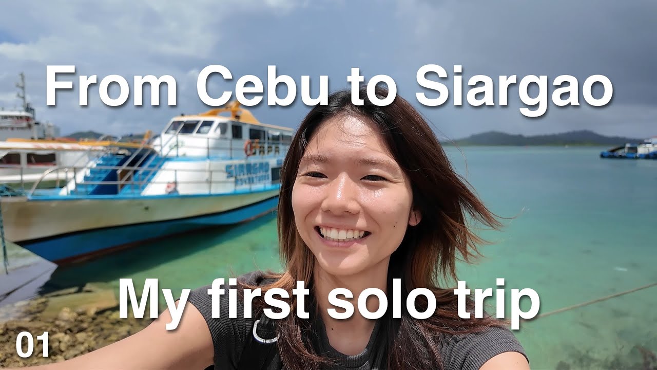 From Cebu to Siargao 🇵🇭 | 🇯🇵Japanese solo traveler’s first ferry trip🌴