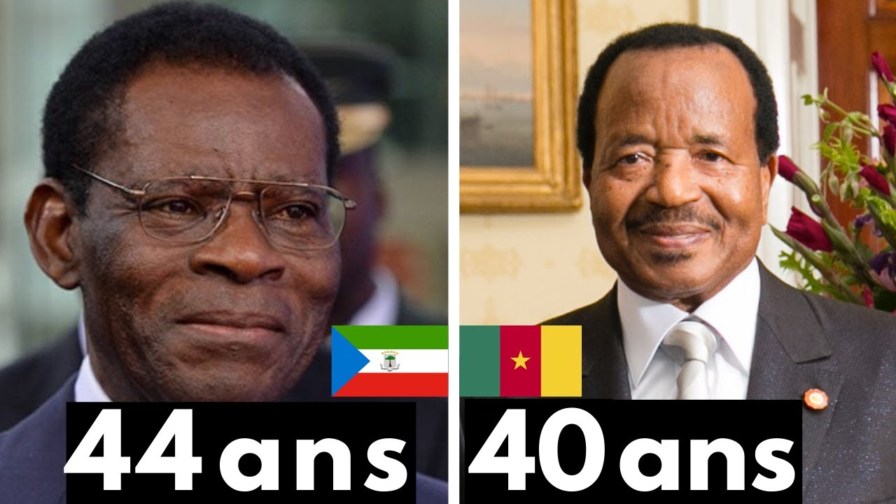 10 Présidents Africains actuels les PLUS ANCIENS au Pouvoir !!!