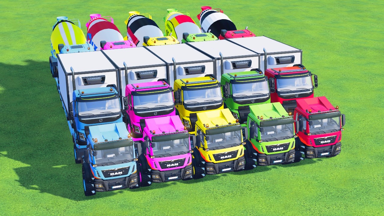 Transporting American Giant Trucks on a Crazy Mission! Farming Simulator 22 #73