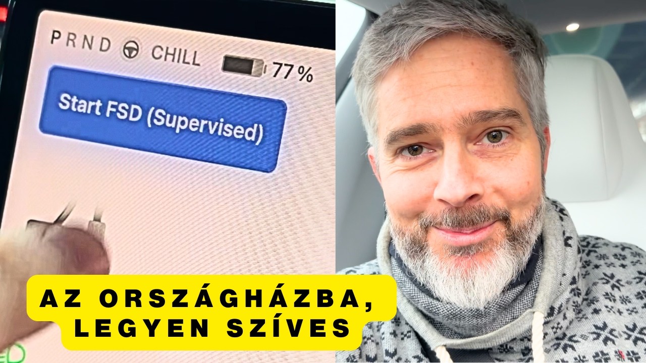 Na *ez* a hivatalos Tesla önvezetés Budapesten