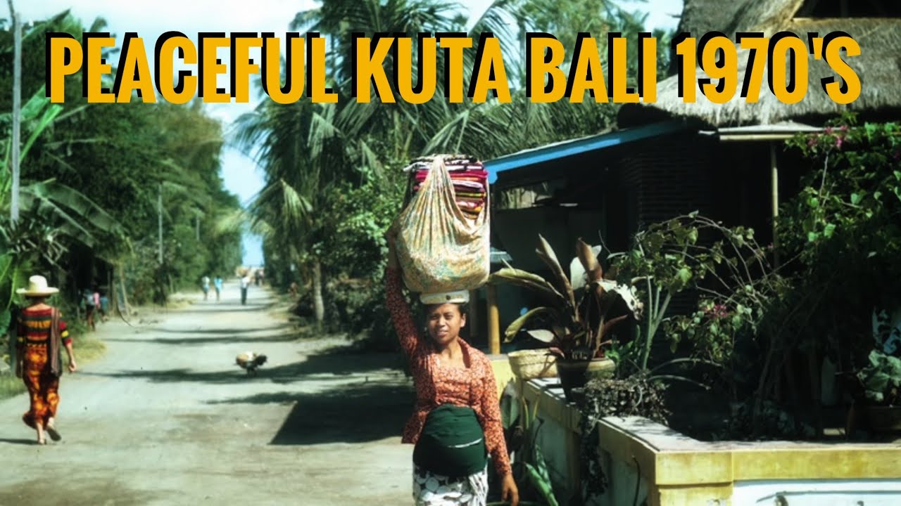 Peaceful Quiet Kuta Bali in the 1970's.