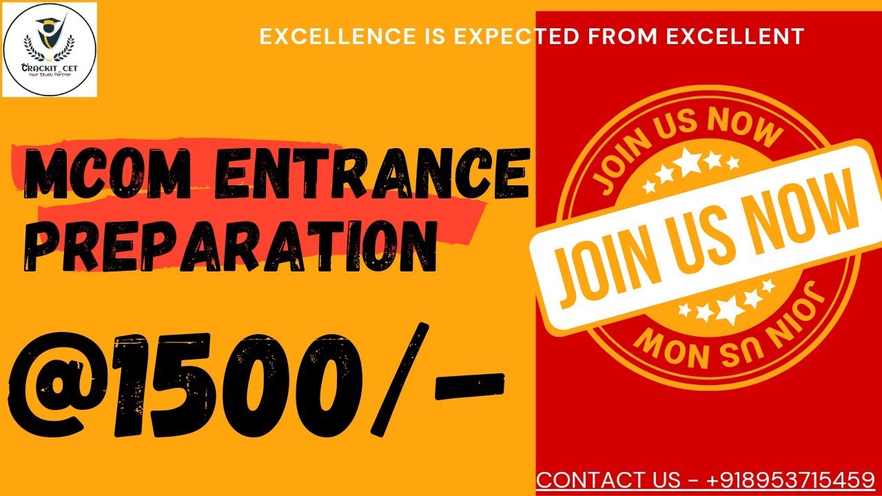 Mcom preparation course at 1500/- only |Mcom|BHU|DU|course|entrance|