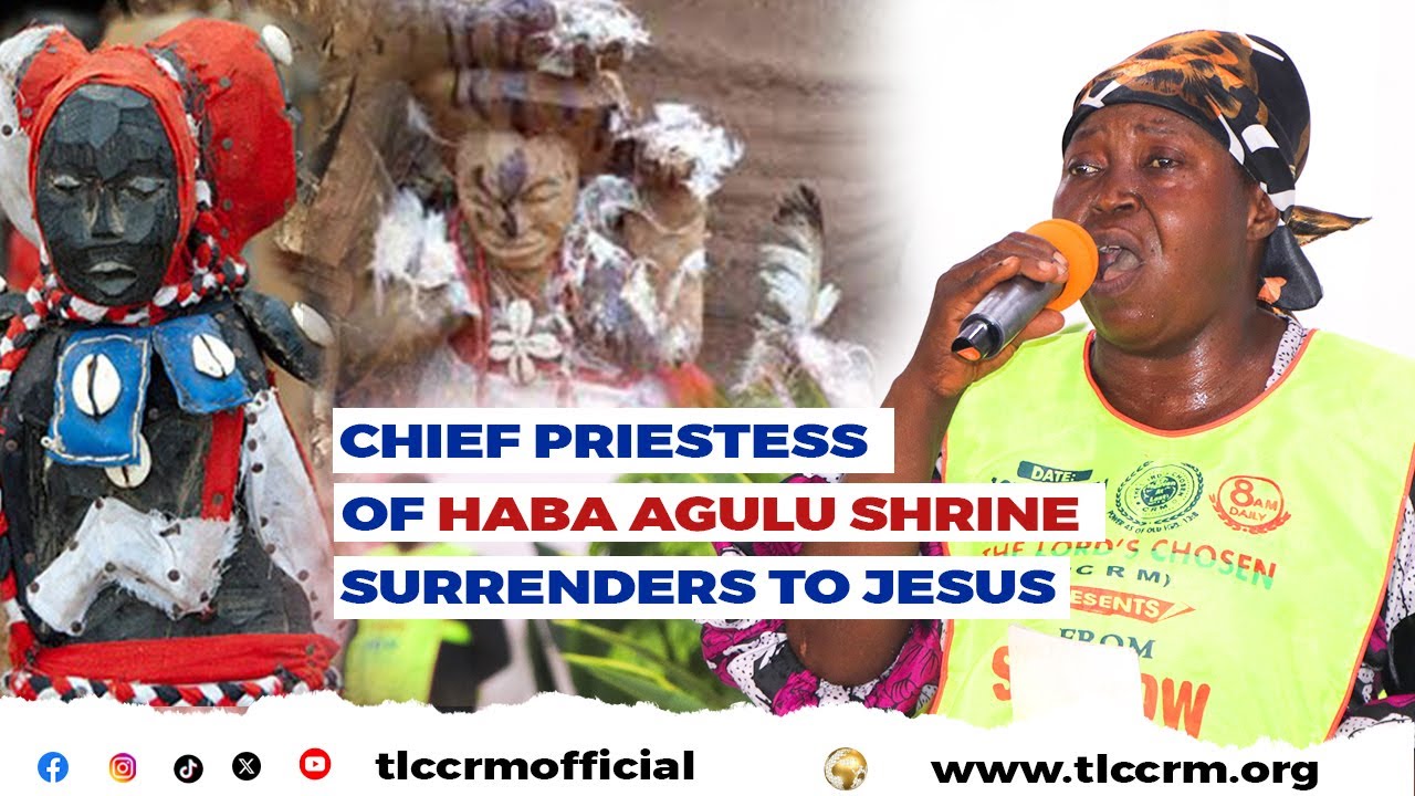 CHIEF PRIESTESS EZE NWANYI GODDESS OF HABA AGULU SHRINE IN ANAMBRA STATE SURRENDERS TO JESUS CHRIST