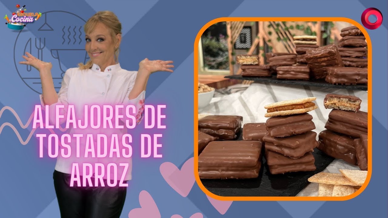 Alfajores de tostadas de arroz | #EscuelaDeCocina