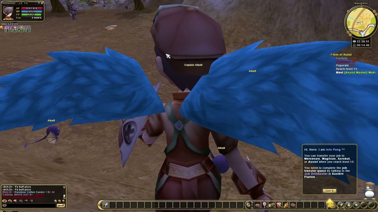 Flyff Universe Part 15 - [Assist] First Job Change