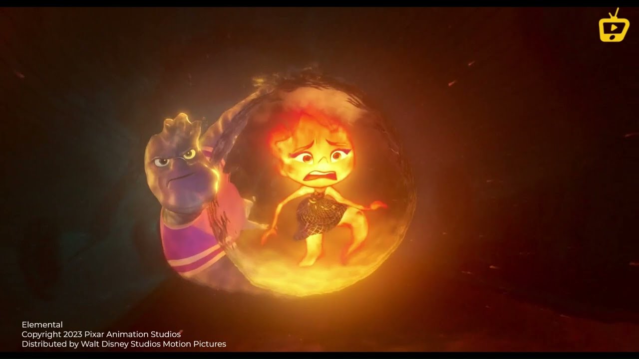 ELEMENTAL (2023) *HD* Ember follows Wade to see the Vivisteria flowers