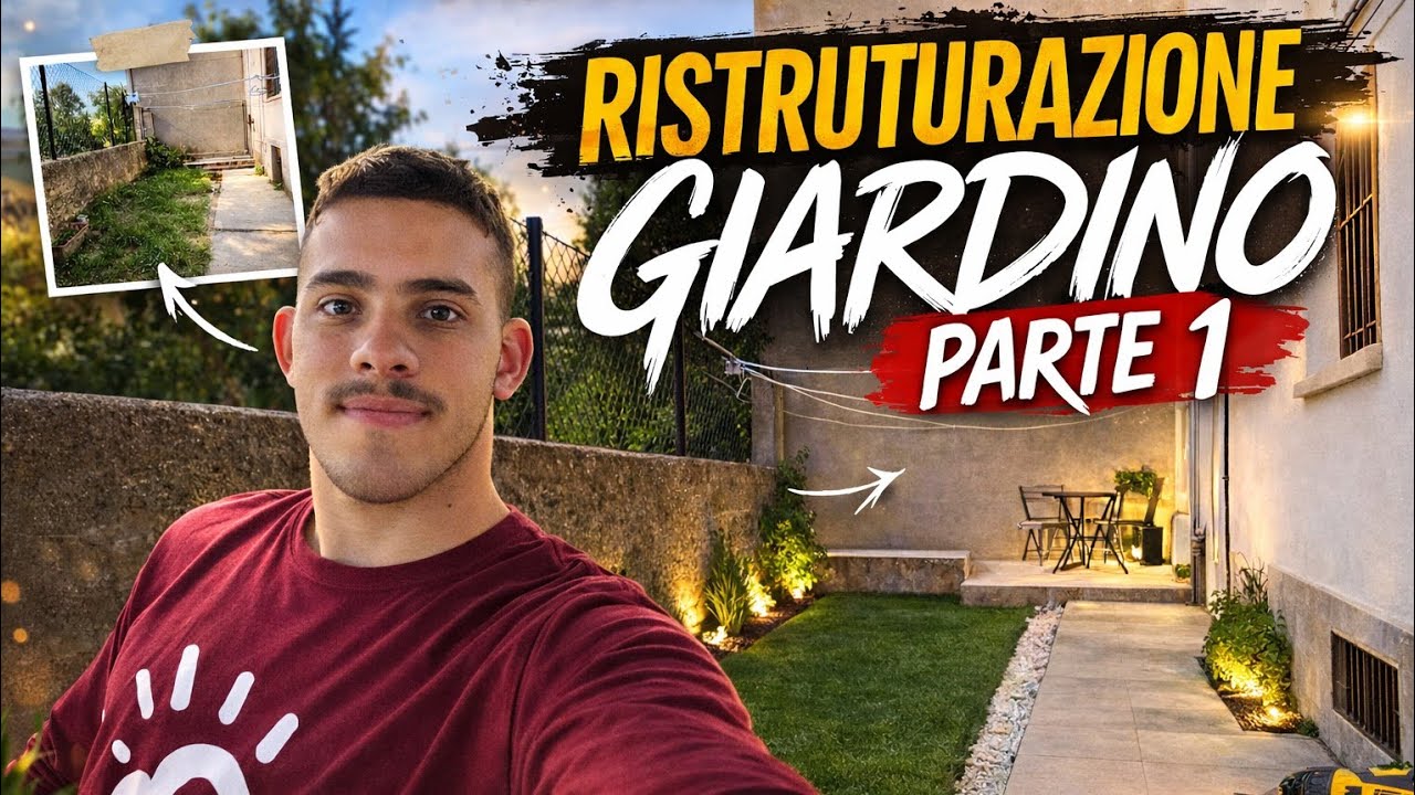 Trasformo il mio giardino abbandonato! 🌿 Inizio lavori | Parte 1