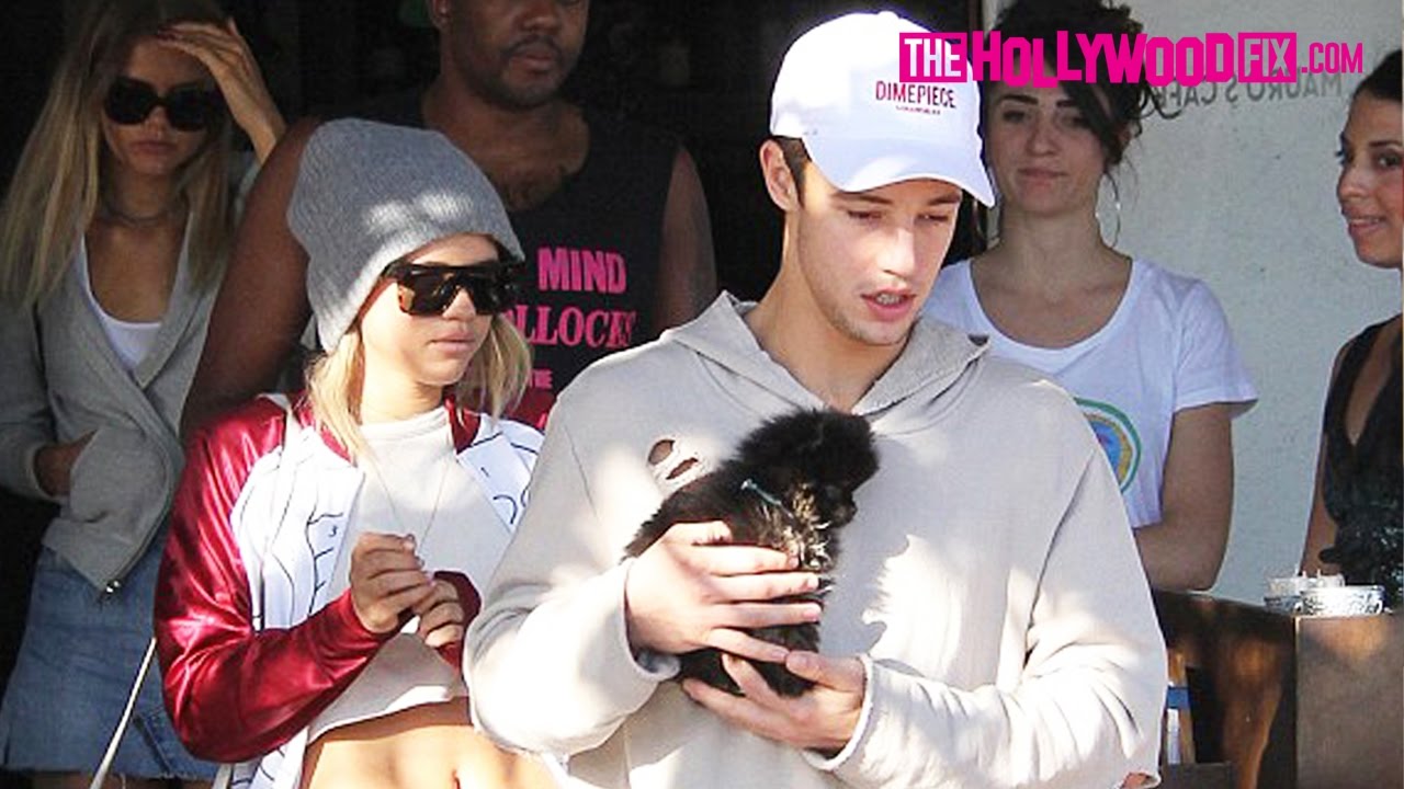 Cameron Dallas & Sofia Richie Go On A Date Together At Chipotle 11.13.16 - TheHollywoodFix.com