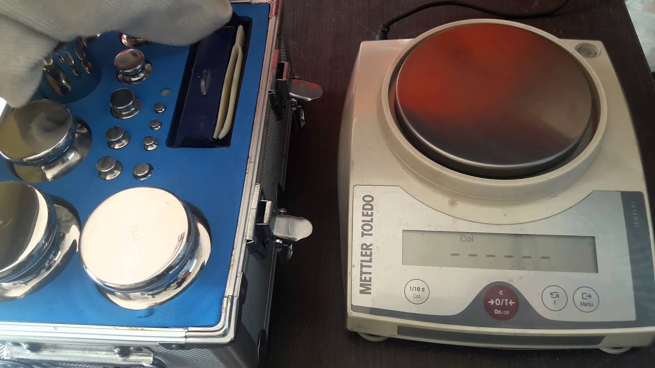 Ajustes peso (calibración ) Mettler Toledo JL602-G